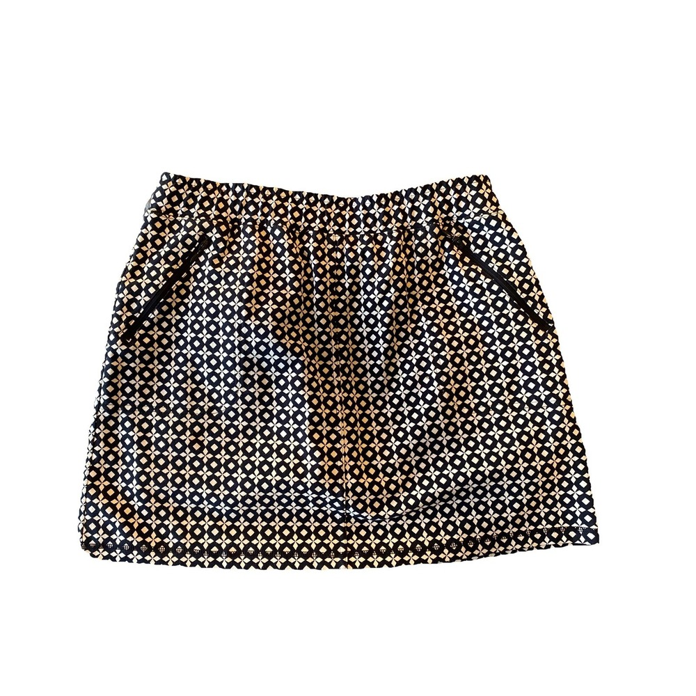 T by Talbot's Active Geometric Skort Navy/White Women's Size Large Pickleball